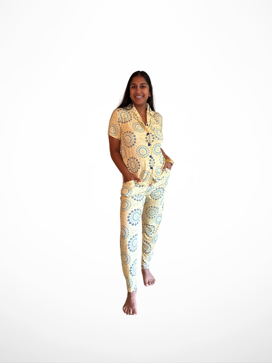 Bandhani Burst Women's PJ Set