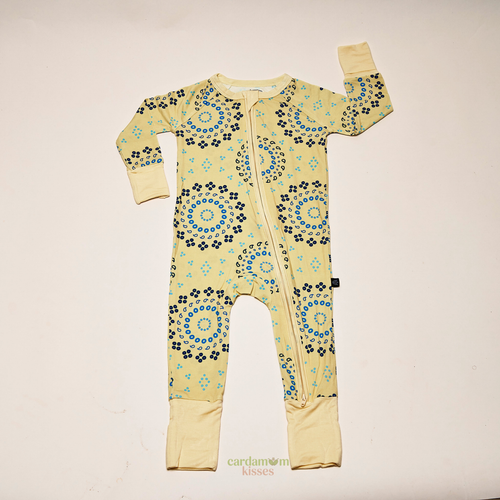 Bandhani Burst mommy and me matching bamboo pajama set