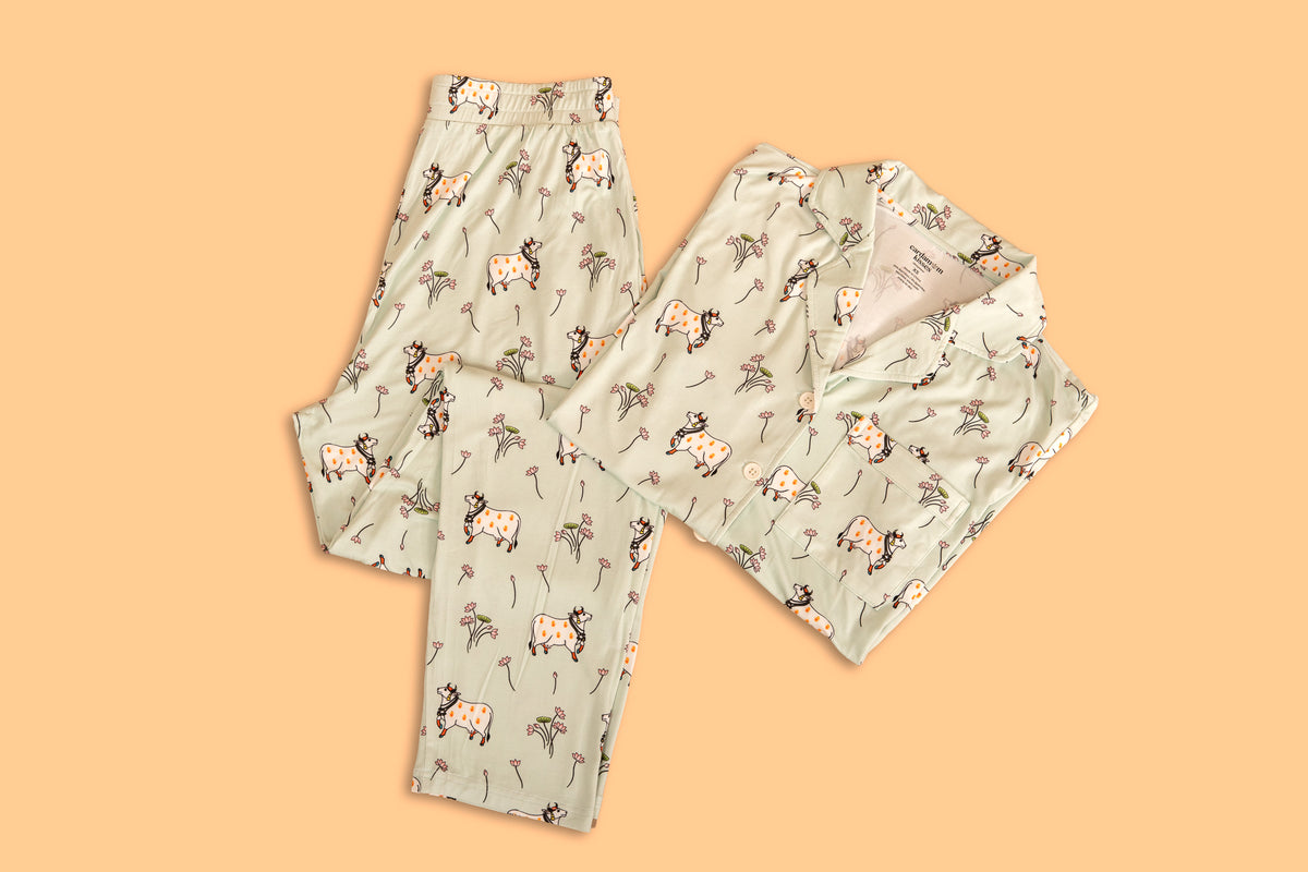 Pichwai Pastures Women's PJ Set